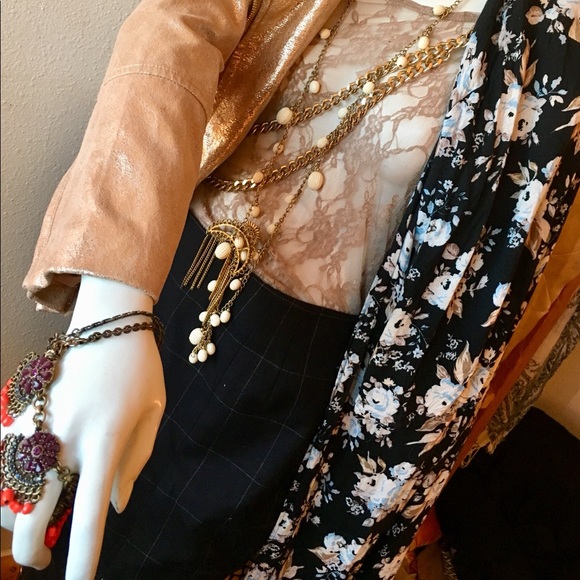 💍 Vintage Embassy Row Pure New Wool Mid Skirt U4 - Picture 3 of 8